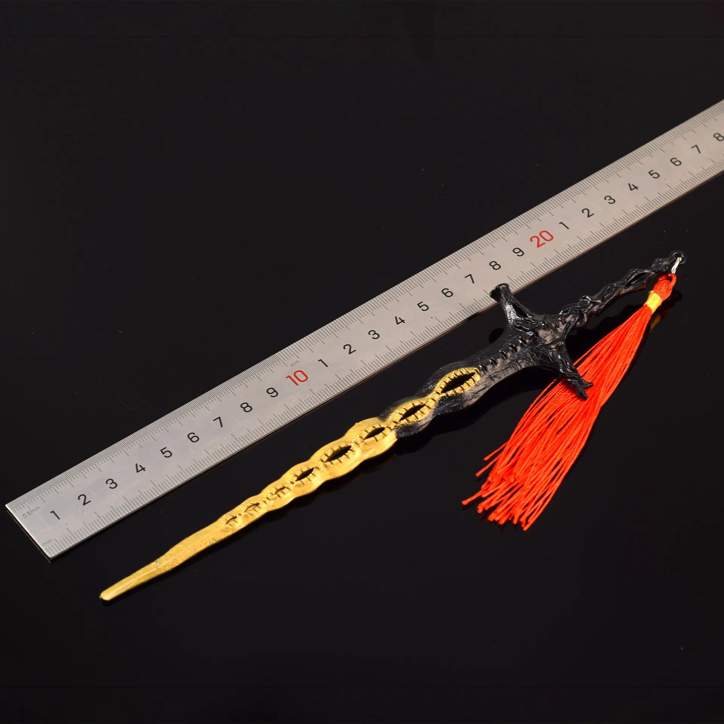 20cm Dark Moon Sword Keychain Elden ER Game Game Peripherals Ranni Hand of Malenia Moonveil Sword Model Key Ring llavero Toy